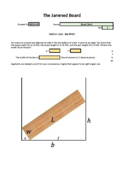 Preview of ActivePaperMath - The Jammed Board Triangle Similarity Challenge Silver