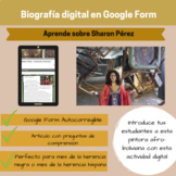 Actividad Digital Biografía Sharon Pérez - Digital Biograp