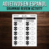 Actividad Gramatical | Juego de Emparejamiento de Adjetivo