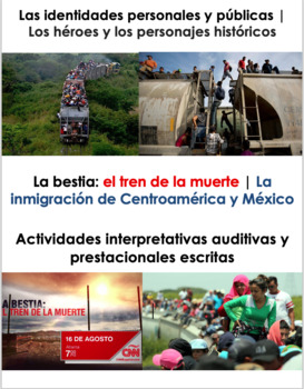 Preview of Actividad Interpretativa Audio | La bestia: Inmigración Centroamérica y México