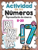 Actividad de números 11-20 (representación numérica)