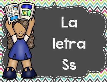 Preview of Actividades Con La Letra Ss - Spanish Activities Letter Ss