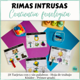 Actividades Con Rimas Intrusas | Spanish Rhyming Activities