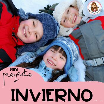 Preview of Actividades INVIERNO/Winter unit Worksheets January. No prep printables. Spanish