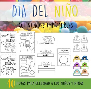 Preview of Actividades Imprimibles para el DÍA DEL NIÑO / DIA DE LOS NIÑOS