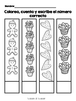 Actividades Preescolares En Espanol By Scribbles And Scrabble Tpt