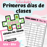 Actividades Primeros Días de Clases Spanish First Day of S