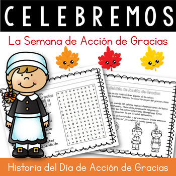 Preview of Celebremos la Semana de Acción de Gracias