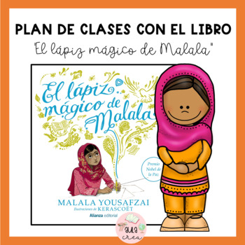 Preview of Actividades con el libro "El lápiz Mágico de Malala"