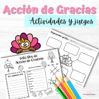Preview of Actividades de Acción de Gracias / Thanksgiving Activities