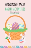 Actividades de Pascua: colorear y contar (bilingue)