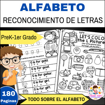Actividades de Práctica del Alfabeto, Rastreo, Fonética, Coloración y ...