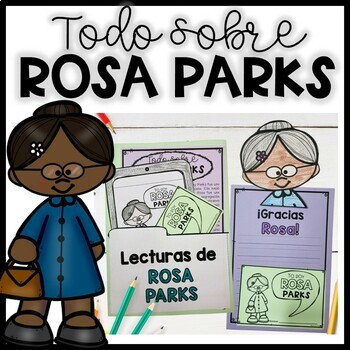 Preview of Actividades de Rosa Parks | Black  History Month Activities in Spanish