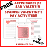 Actividades de San Valentín: Spanish Valentine's Day Activities