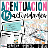 Actividades de acentuación | Spanish Accents MEGA BUNDLE