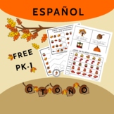 Actividades de otoño para PK-1   |   Free Spanish PK-1st S