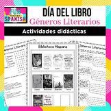 Actividades del día del libro: Vocabulario de Géneros Lite