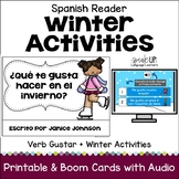 Actividades del invierno Spanish Winter Activities Reader 