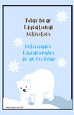 Actividades educacionales de un oso polar (bilingue)