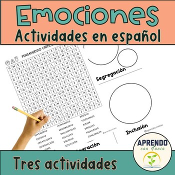 Actividades emociones, pensamiento crítico - spanish by Aprendo con Tania