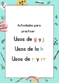 Actividades para primaria: usos de la g y j, h, r y rr