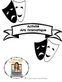 Activité- arts dramatiques- French drama activity (Write a story)