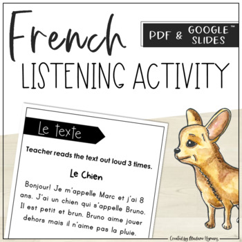 Preview of Activité d'écoute (en Français) | FRENCH Listening Comprehension