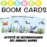 Activité de reconnaissance des animaux marins French Scien