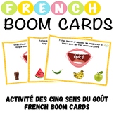 Activité des cinq sens du goût French Boom Cards