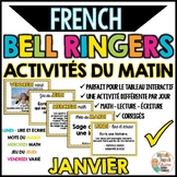 Activités du matin - JANVIER - French Bell Ringers