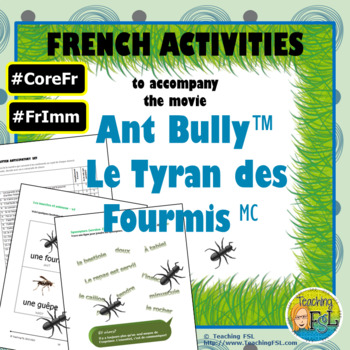 Preview of French movie | Activités et Questions | The Ant Bully | Le Tyran des fourmis