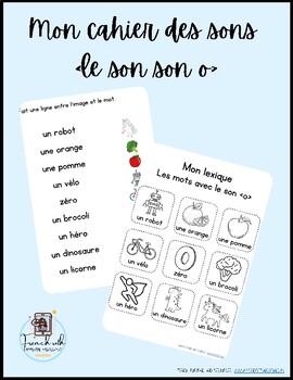 Preview of Activités pour le son O - French Phonics activities