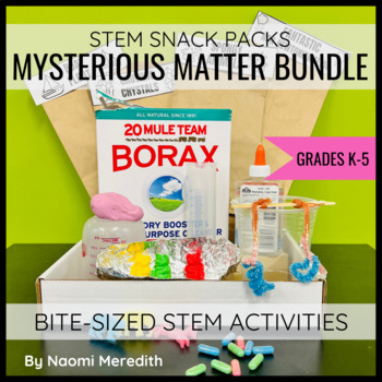 Preview of Activities About Matter | Bundle STEM Snack Packs