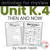 Activities Aligned to MYVIEW LITERACY UNIT 4-Kindergarten