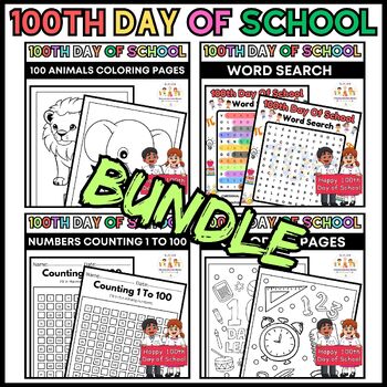 Preview of Activities BUNDLE Worksheets |100th Day Of School