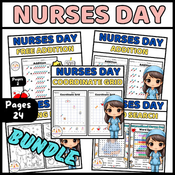 Preview of Activities BUNDLE Worksheets International Nurses Day
