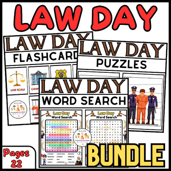 Preview of Activities BUNDLE Worksheets Law Day