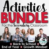 Activities BUNDLE for Secondary Students