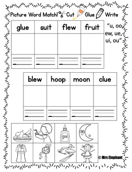 Activities For Reading Wonders First Grade Unit 6 Week 1 u oo ew ue ui ou