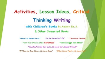 Preview of Activities, Ideas & Critical Thinking w/ Children's Books