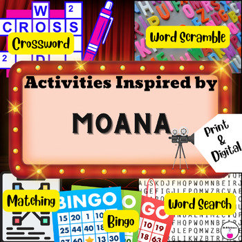 Preview of Activities Inspired by "Moana"