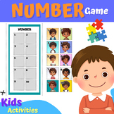 Activities Number Matching Game for Kid