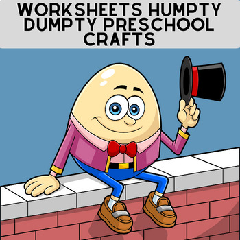 Preview of Activities With Humpty Dumpty - Position Words PK Kindergarten