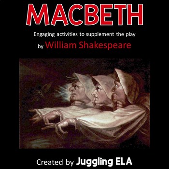 Preview of Activities and Handouts for Macbeth by William Shakespeare