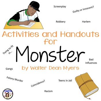monster walter dean myers lesson plans