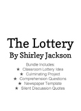 Activities and Projects for 'The Lottery' ***DIGITAL&EDITABLE**