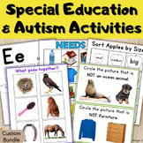 Activities and Worksheets for Autism Little Learners Speec