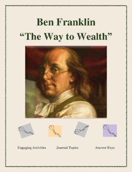 Preview of Activities for Ben Franklin's "The Way to Wealth"