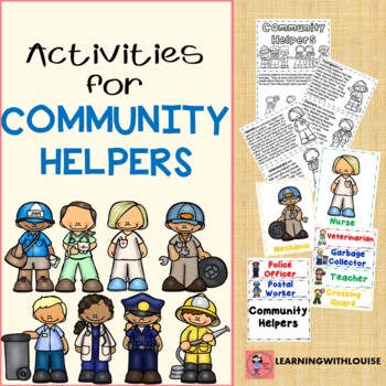 Preview of Activities for Community Helpers