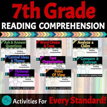 Activities for Every Reading Comprehension Standard: 7th Grade | TpT